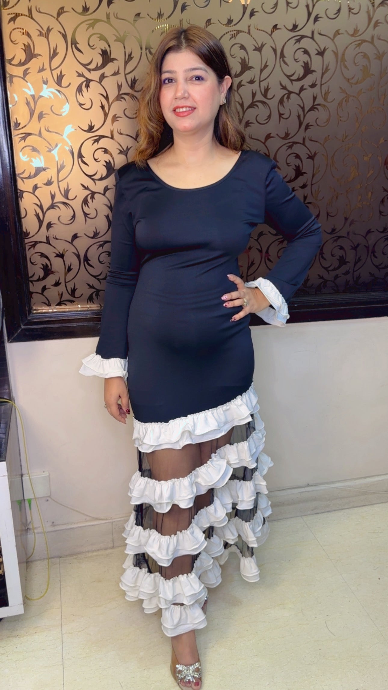 Elegant Party Wear Frill Dress | Western Wonders WW111