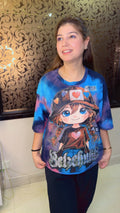 Designer Front & Back Printed Funky T-Shirt | Western Wonders WW106