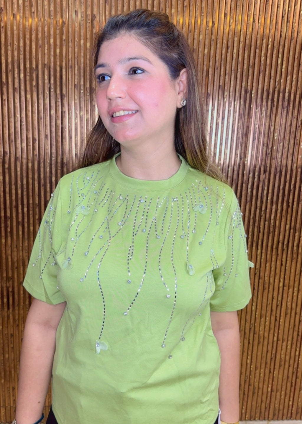 Party Wear Rhinestone Embellished Top | Western Wonders WW153