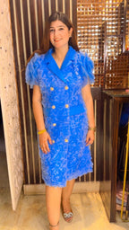 Beautiful Floral Dress With Buttons WW07
