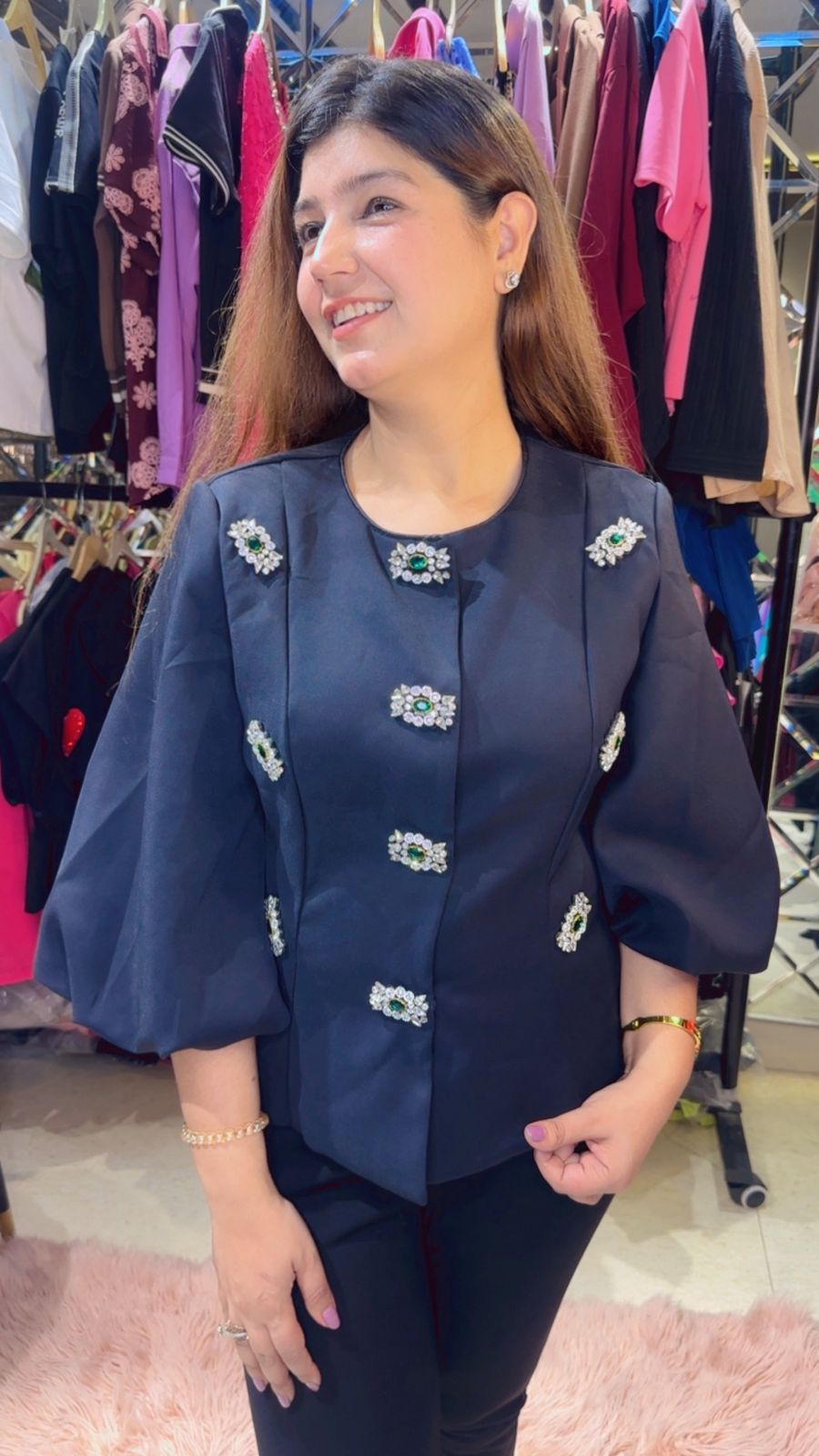 Stunning Stone Work Shirt WW22