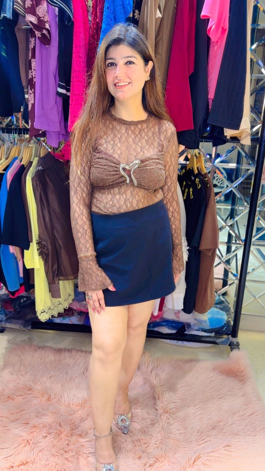 Beautiful mesh top WW45