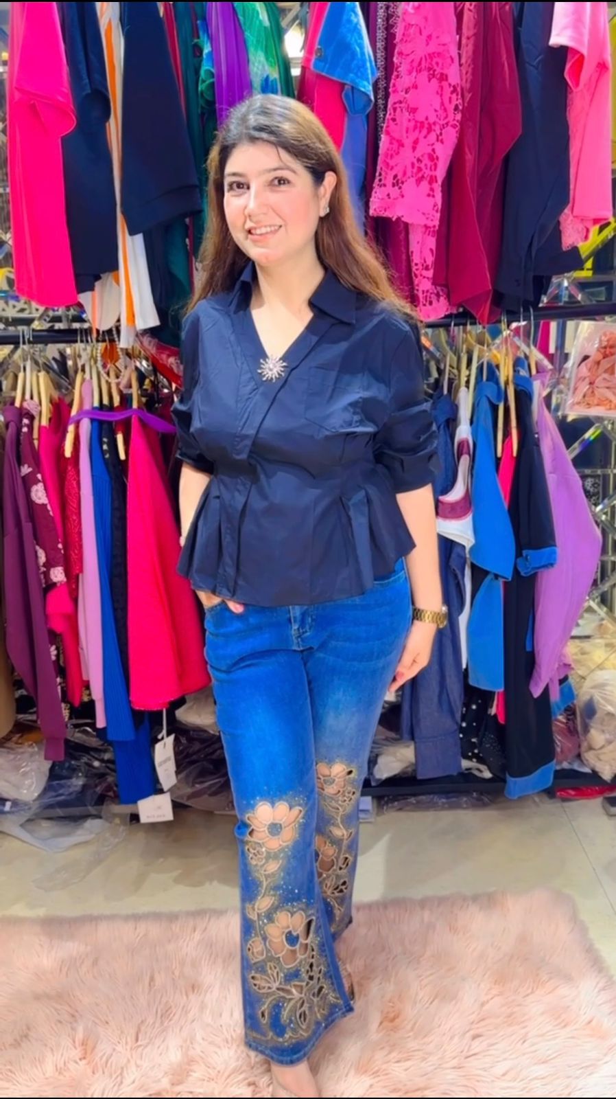 Denim - Designer Cutwork Jean WW56