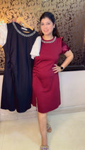 Beautiful Dress 👗 With Neckline Detailing WW64