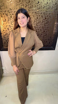 Blazer Set with Beautiful Sequence Detailing WW75