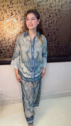 Premium Digital Print Co-Ord Set | Western Wonders WW112