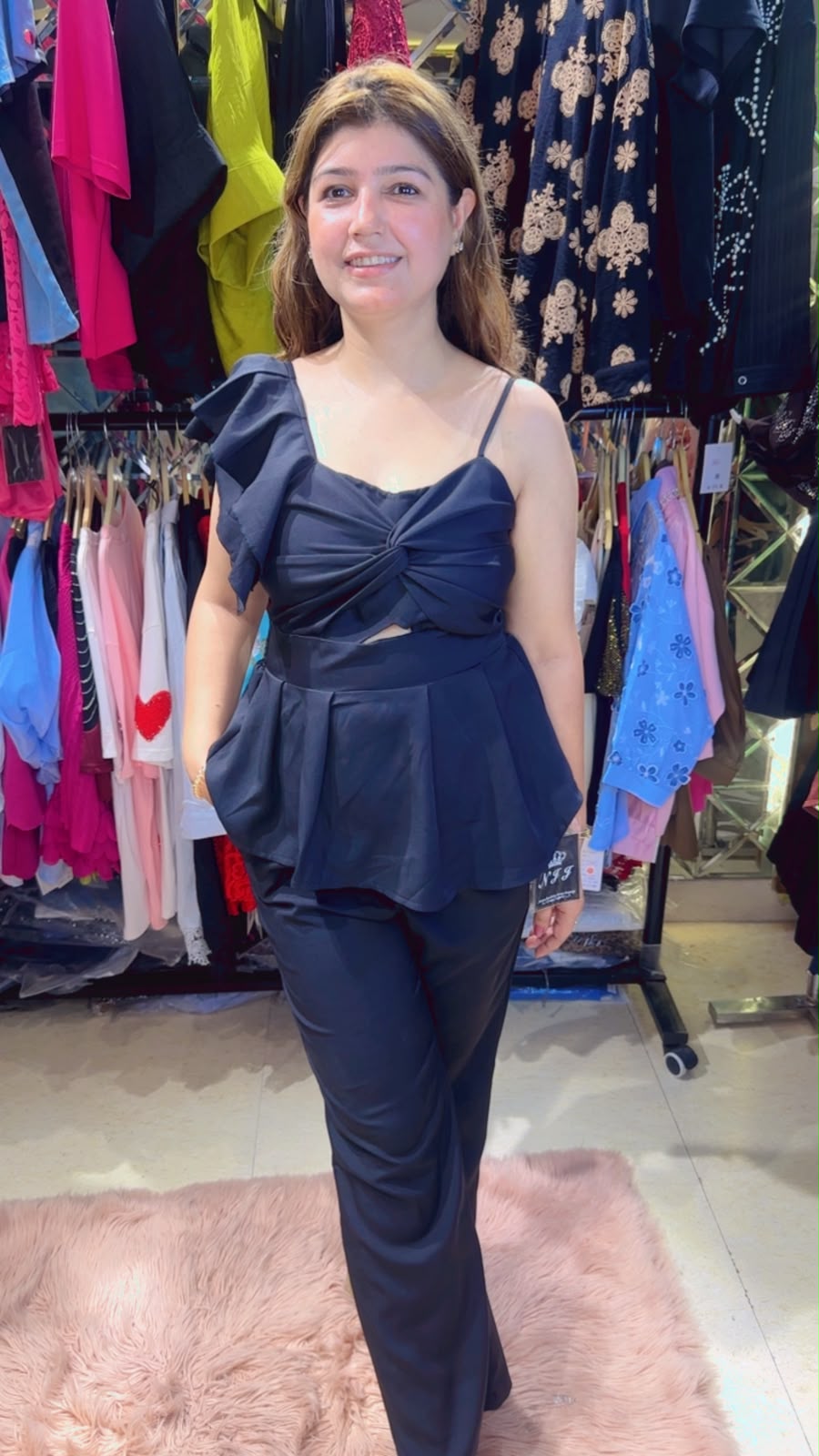 Party Wear Stylish Black Co-Ord Set | Western Wonders WW133
