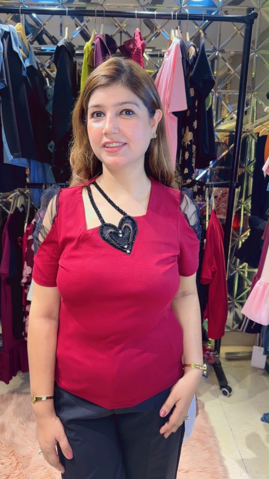 Elegant Top with Beautiful Sleeves & Neckline Detailing | Western Wonders WW145