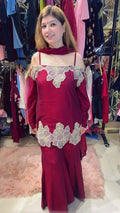Designer Festive Suit with Floral Patchwork & Adjustable Strap | Western Wonders WW147