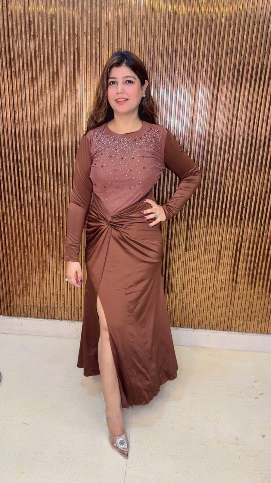 Stylish Bolt Cut Party Wear Dress | Western Wonders WW169