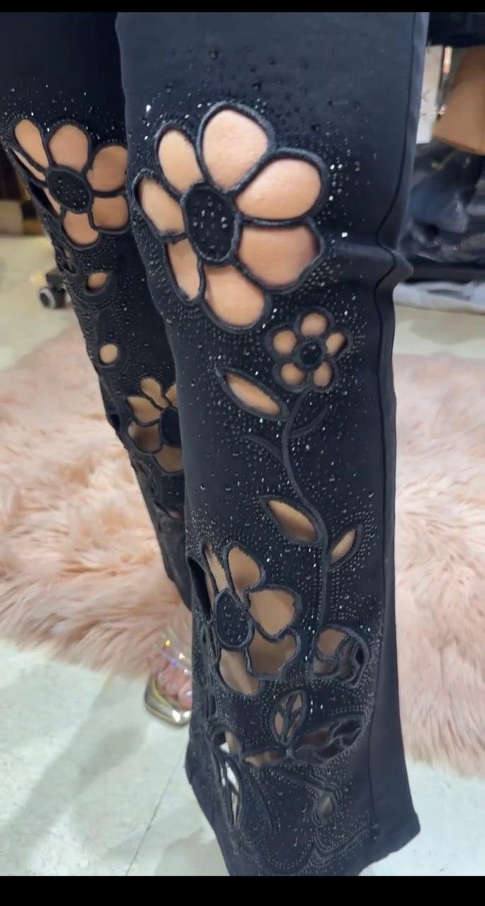 Denim - Designer Cutwork Jean WW56