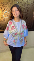 Pearl Embellishment Top WW68