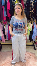 Stylish Bell Bottom Pants with Side Chain | Western Wonders WW120