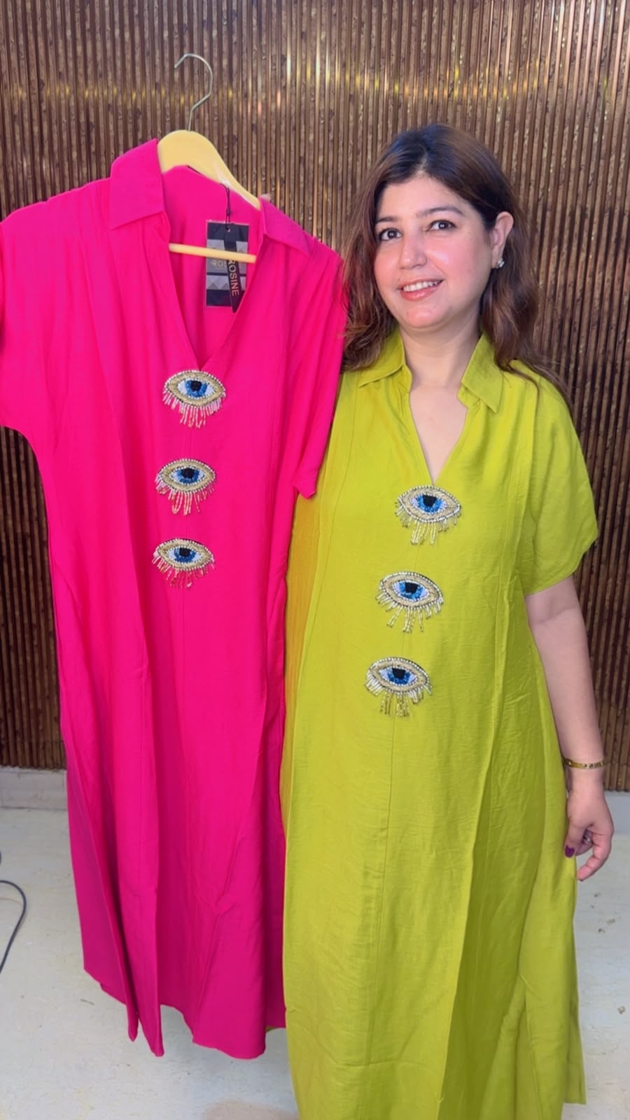Stunning Evil Eye Detailing Dress | Western Wonders WW166